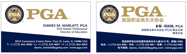 Sample Dual Bilingual Chinese Business Cards