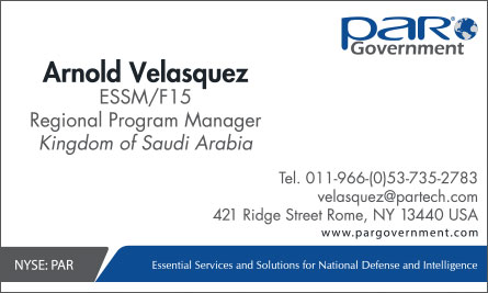 par Arabic English Business Card Translation Sample