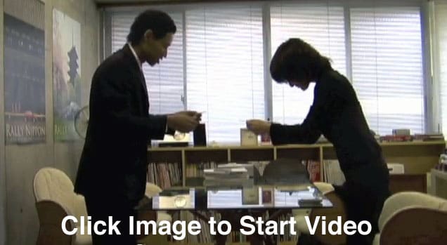 Exchanging Business Cards in Japan Video Cap