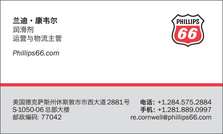 walmart Chinese Business Card Translation Sample