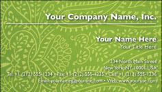 English Business Card Design Template: ABS0001