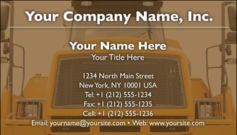 English Business Card Design Template: CON0010