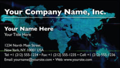 English Business Card Design Template: GBL0010