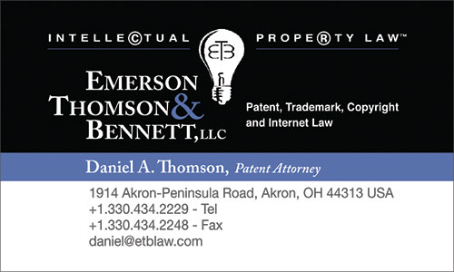 Emerson, Thomson & Bennett Korean Business Card Translation Sample - Korean