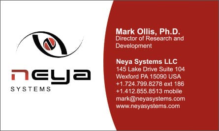 neya Korean Business Card Translation Sample