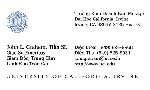 Vietnamese Business Card Translation Sample 500 - UC Irvine Vietnamese