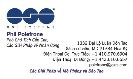 gse English Vietnamese Business Card Translation Sample