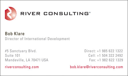 river English Vietnamese Business Card Translation Sample